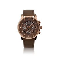 ساعة رجالية بني كاجول
