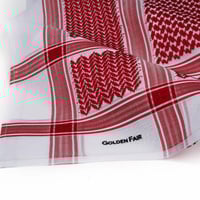 شماغ GOLDEN FAIR الأحمر