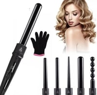 بيونتي مجموعة عصا تجعيد الشعر 6 في 1 مع 6 عصي تموي...