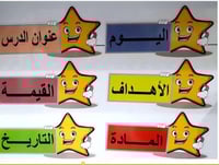 بطاقات تنظيم السبوره ( اوراق مغناطيسيه )