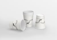 كوب ورقي بتصميمك 4 اونز وسط