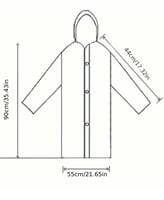 جاكيت المطر الشفافه