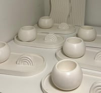 طقم ضيافه 3 قطع مع الكرت