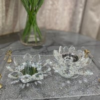 مبخره كريستال ورده دواره وحامل عود مبخره كريستال ت...