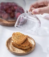 حامل كيك صغير صحن تمر مع العباره