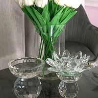 مبخره زهرة التوليب و حامل عود حامل بخور كريستال