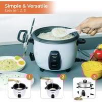 قدر الارز طهي الارز الكهربائي من جيباس