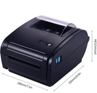 طابعة بوليصات شحن لاصقه