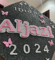 قصاصات قبعة تخرج كاب كاب تخرج( لونين )