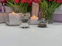 مبخره بالاسم وحامل عود كريستال