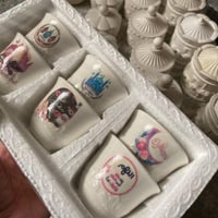 فناجيل قهوه بعبارات من اختياركم العدد 6