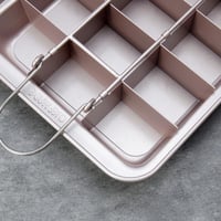 صينية كيك براونيز مقسمة غير لاصقة 12 انش