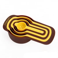 طقم ملاعق قياس بلاستيكية من 6 قطع - شيف ميد