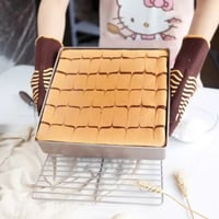 صينية فرن مربعة كبيرة وعميقة غير لاصقة