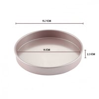 صينية فرن دائرية 15 سم صغيرة | غير لاصقة
