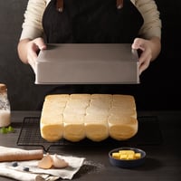 صينية فرن مربعة كبيرة وعميقة غير لاصقة