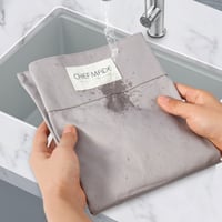 مريلة مطبخ من القطن الخالص- شيف ميد