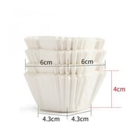 ورق كب كيك مربعات 6 سم - شيف ميد