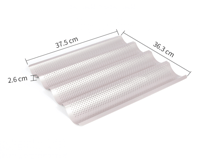 صينية خبز فرنسي (خبز الباغيت) - 37 سم