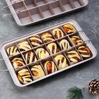صينية كيك براونيز مقسمة غير لاصقة 12 انش