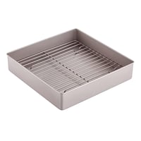 صينية فرن بشبك كبيره 11 انش للكيك و التحميص - غير...