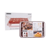 صينية كيك براونيز مقسمة غير لاصقة 12 انش