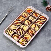 صينية كيك براونيز مقسمة غير لاصقة 12 انش