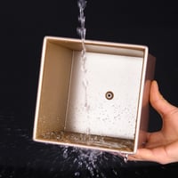 قالب خبز توست مربع مع غطاء وسط 450 جرام