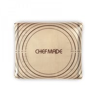 مفرش سيليكون فرد وخبز العجين في الفرن مع القياسات