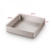 صينية فرن مربعة كبيرة وعميقة غير لاصقة