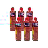 مجموعة 6 طفايات حريق من فاير ستوب العالمية سعة كل...