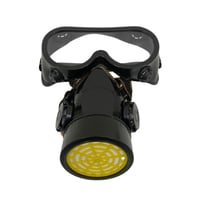 نظارة سلامة جوجل مع كمام غازات