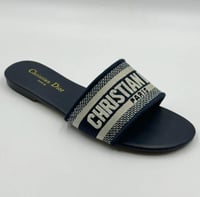 حذاء ديور ازرق كحلي - Dior Women Sandal BLUE