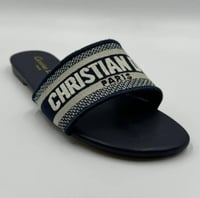 حذاء ديور ازرق كحلي - Dior Women Sandal BLUE