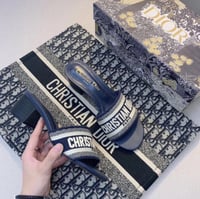 حذاء ديور ازرق كحلي - Dior Women Sandal BLUE