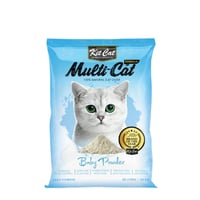 كت كات ملتي رمل كلاسيك للقطط برائحة بودرة الأطفال...