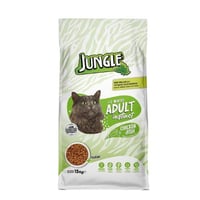 جنغل طعام جاف للقطط البالغة بالدجاج و السمك- 15 كي...