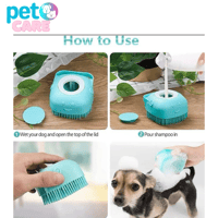 فرشاه استحمام للحيوانات الأليفة مع موزع للقطط والك...