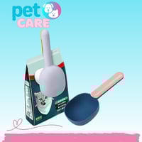 ملعقة طعام الحيوانات الاليفة، ذات قياس بلاستيكي مع...