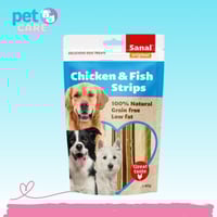 سنال شرائح دجاج و سمك وجبة خفيفه و مكافئات للكلاب...