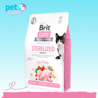 بريت كير طعام جاف للقطط المعقمة الحساسة لحم الاران...