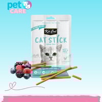 كت كات ١+١ مكافات اعواد للقطط الدجاج والتوت البري...