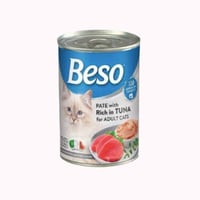 بيسو باتيه غذاء متكامل بنكهة التونا للقطط البالغة...