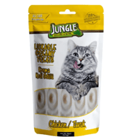جنغل مكافات كريمية للقطط بنكهة دجاج كريمي 5×14جرام