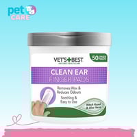 فيتس بيست مناديل للقطط والكلاب لتنظيف الاذن 50 حبة