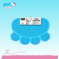 حصيرة لصندوق الرمل للقطط بألوان متعدده, حجم صغير