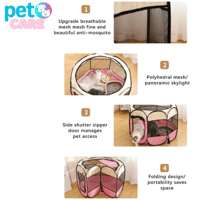 خيمة قابلة للطي للقطط والجراء والكلاب حجم وسط