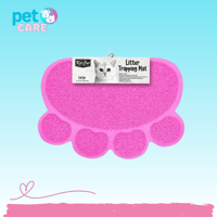 حصيرة لصندوق الرمل للقطط بألوان متعدده, حجم صغير