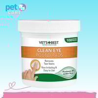 فيتس بيست مناديل للقطط والكلاب لتنظيف العين 100 حب...