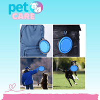 وعاء طعام قابل للطي للحيوانات الاليفة 350 مل